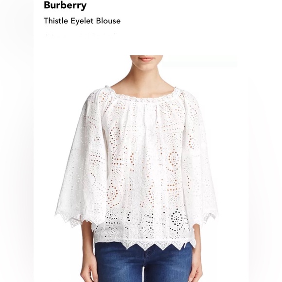 Burberry Eyelet Blouse - Picture 4 of 6